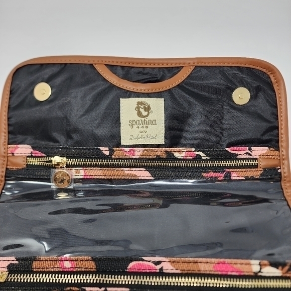 Spartina 449 Toiletry/ Cosmetic Travel Bag Floral Print - Picture 6 of 11